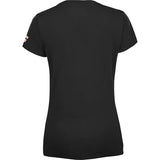 babolat exercise tee negra mujer con diseño entallado y femenino