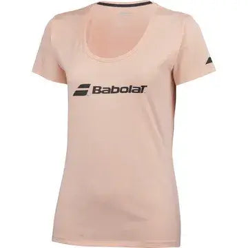 ropa deportiva mujer camiseta negra babolat exercise para entrenamiento