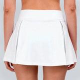 babolat falda para padel blanca con short negro cómodo y transpirable
