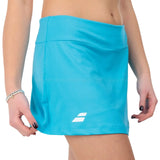 falda azul claro babolat mujer con elasticidad y comodidad para pádel