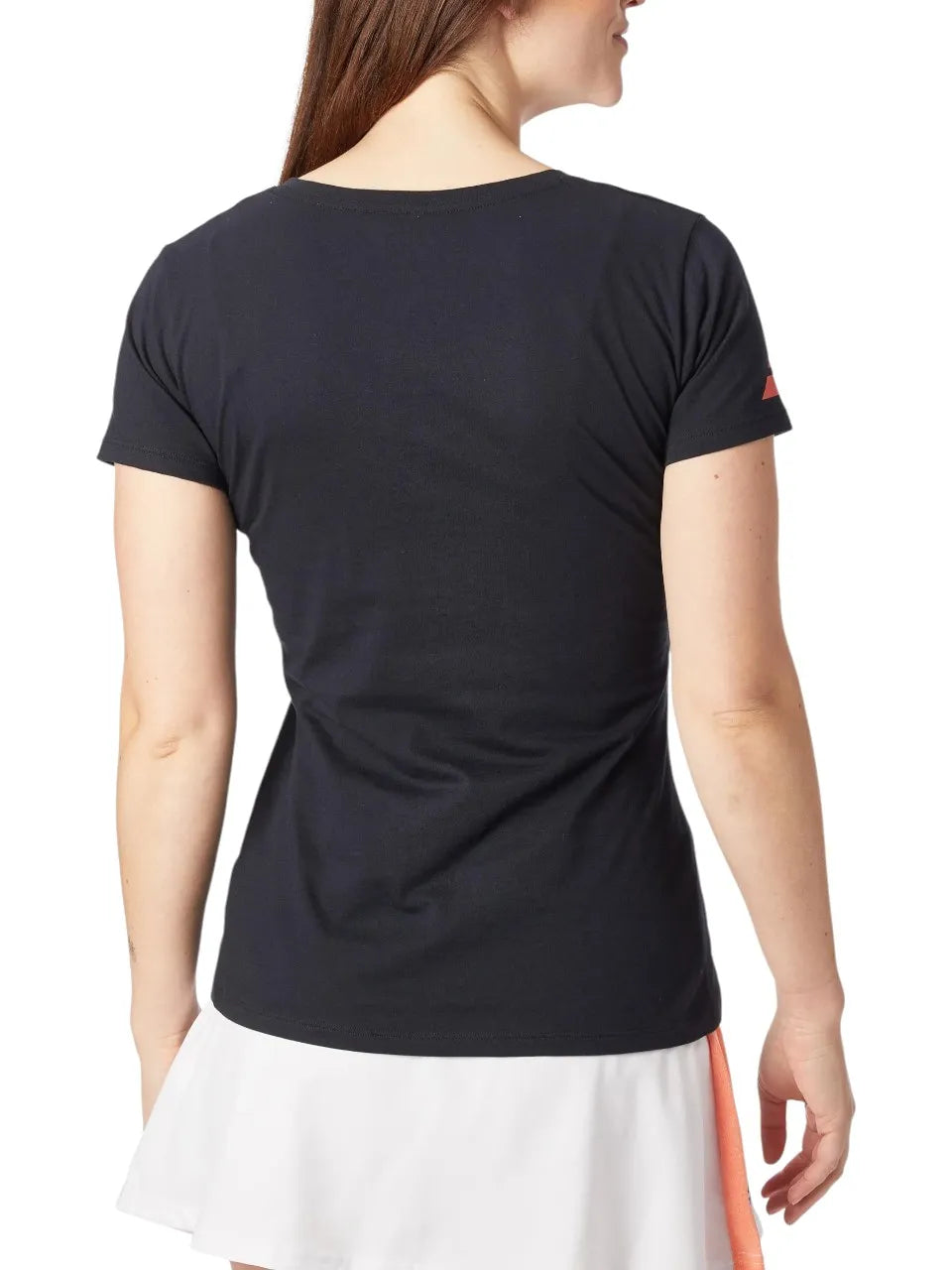 babolat exs flagb negra mujer con tecnología transpirable y corte ergonómico