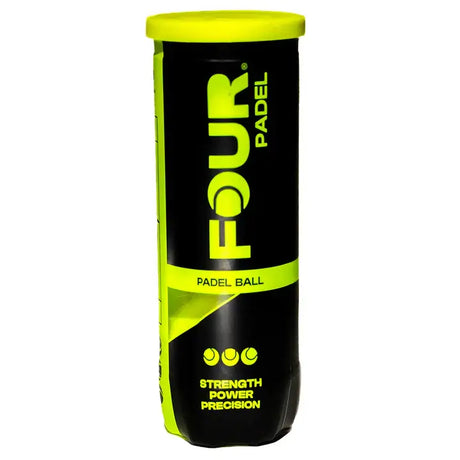 caja four padel x24 con 72 pelotas presurizadas