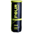 bote de pelotas four padel x3 con 3 bolas presurizadas