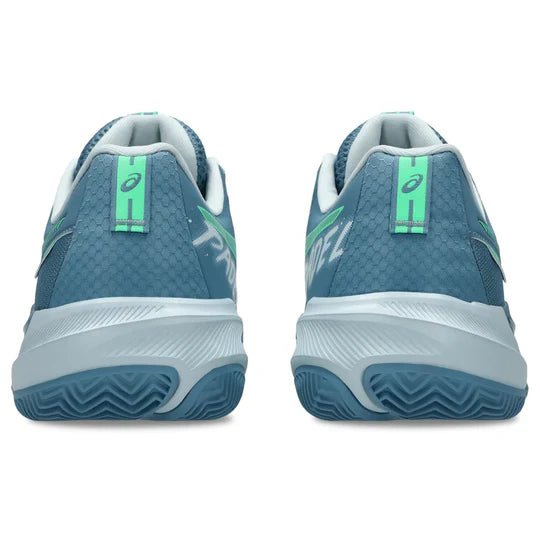 Tenis ASICS GEL-CHALLENGER 15 PADEL Saba Blue Vital Green para Hombre