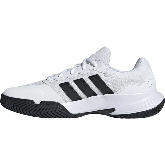 tenis para principiantes adidas gamecourt 2 blancos para todo tipo de cancha