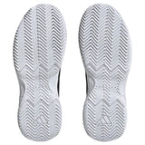 tenis adidas gamecourt 2 negros con suela espiga para agarre óptimo