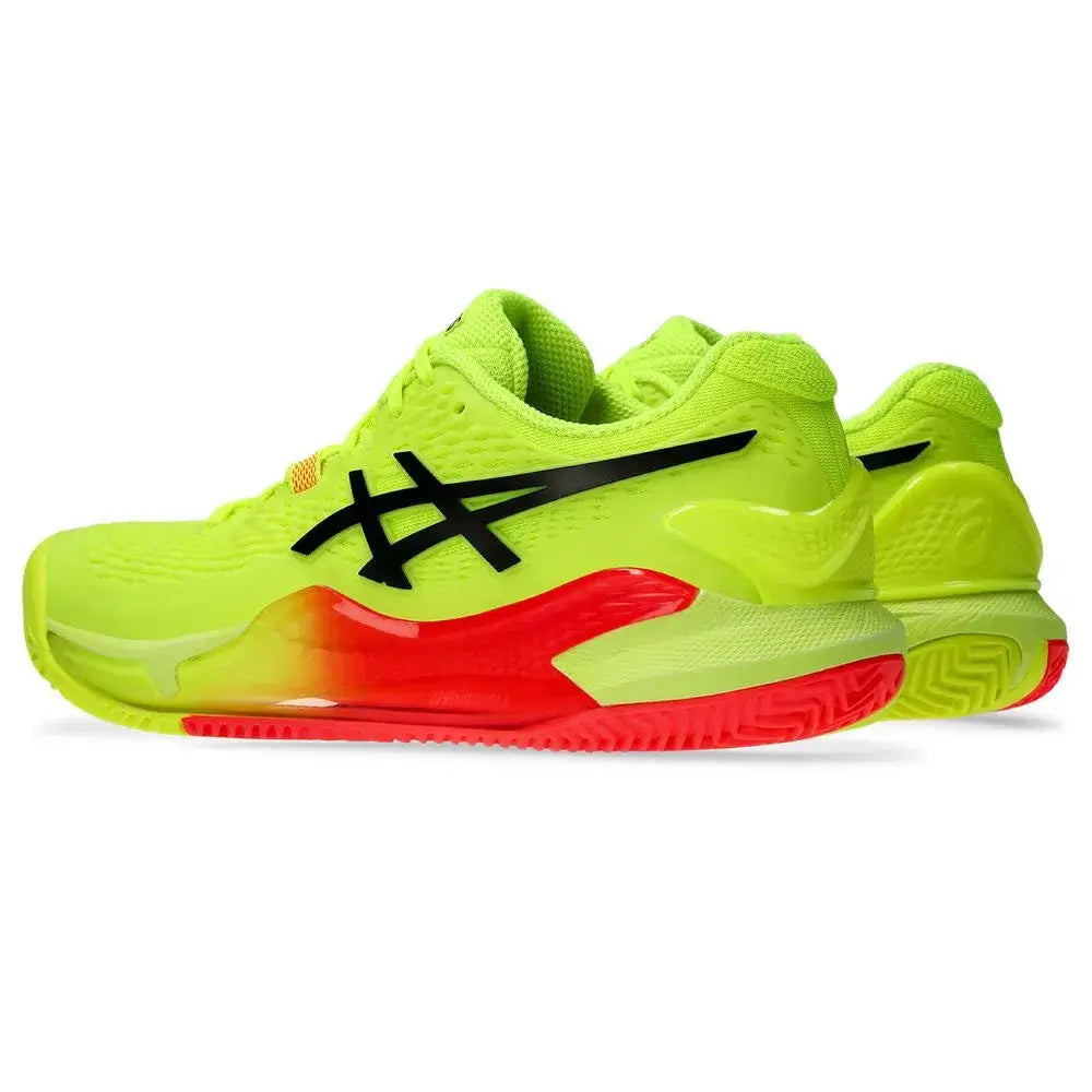 tenis asics gel-resolution 9 clay mujer con amortiguación para impacto