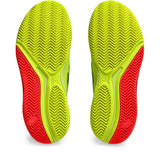  tenis asics gel-resolution 9 clay mujer amarillo fosfo con estabilidad extra