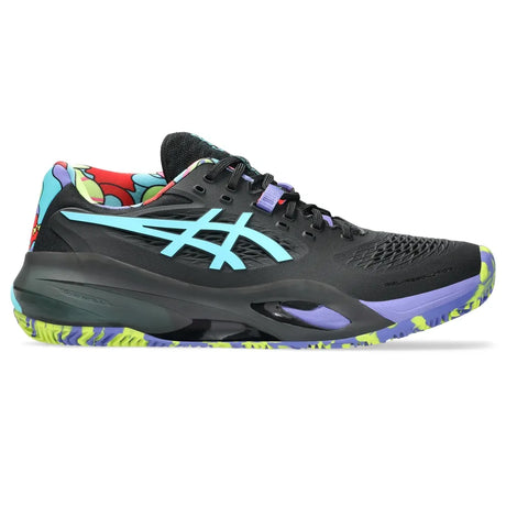tenis asics gel-resolution x padel l.e. negro aqua edición limitad