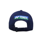 gorra yonex azul para pádel con ajuste trasero y diseño profesional