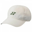 gorra yonex beige con visera curva y ajuste trasero flexible