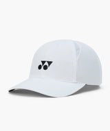 gorra blanca yonex con cierre ajustable y estilo clásico deportivo