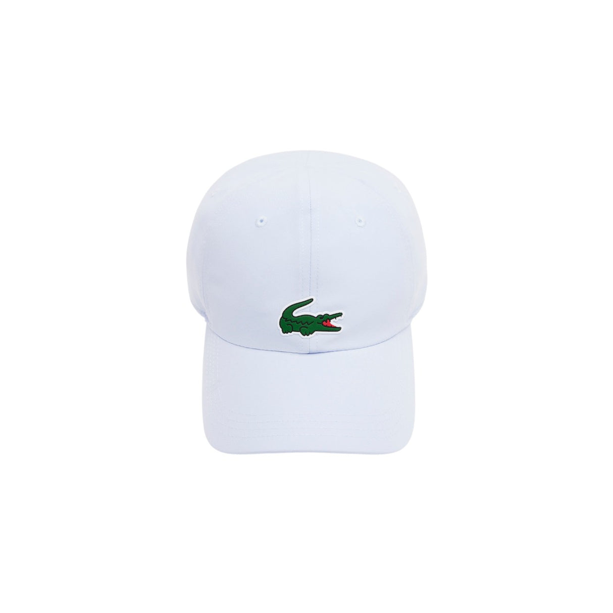 gorra lacoste monocromática celeste con ajuste trasero regulable