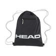 bolsa de cuerdas head tour gym sack negra blanca reutilizable