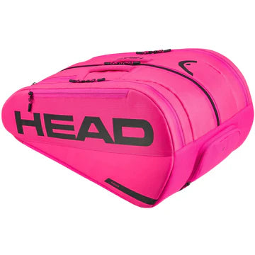 paletero head tour padel bag l rosa reflectante con espacio para 7 palas
