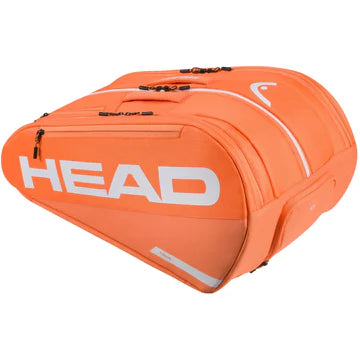 paletero moderno head padel tour naranja con diseño llamativo y práctico