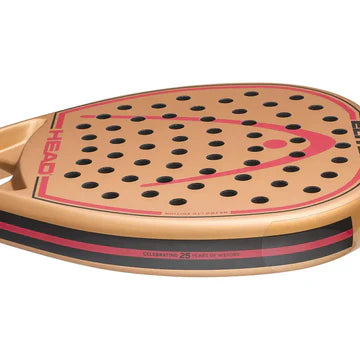 edición conmemorativa 25 años head elite ltd 2025 dorada para pádel