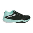 tenis head motion team mujer negro con turquesa para pádel recreativo