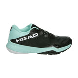 tenis head motion team mujer negro con turquesa para pádel recreativo