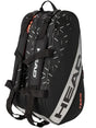 paletero head team padel bag l bkcc negro con diseño renovado y moderno