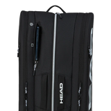 paletero padel head tour 40l negro con estructura resistente y duradera