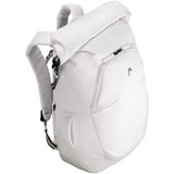 mochila tenis head tour racqpack blanco verde con compartimento especial para raqueta tenis