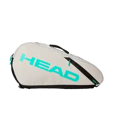 paletero head tour team l gris con logo aqua y diseño moderno
