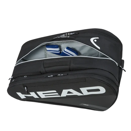 paletero negro head 2026 con espacio para varias palas y accesorios