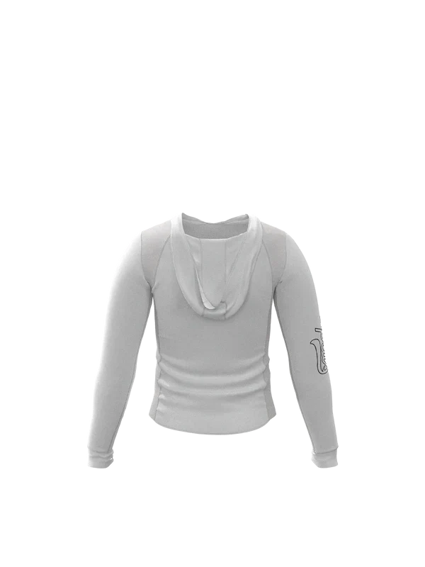 Sudadera SunPals High Performance Blanco Ártico para Pádel