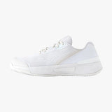 tenis mujer wilson intrigue pro white white silver con diseño limpio y moderno