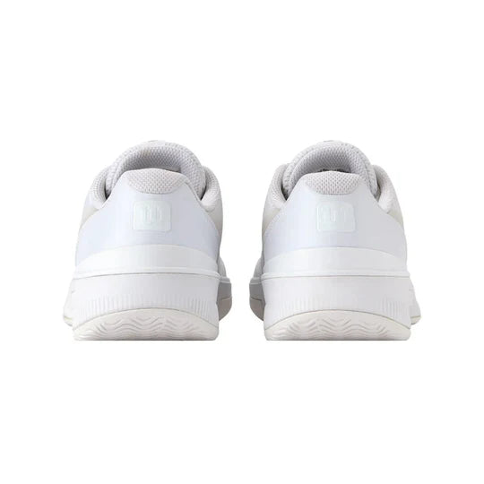 tenis pádel mujer wilson intrigue pro white white silver para estilo y soporte