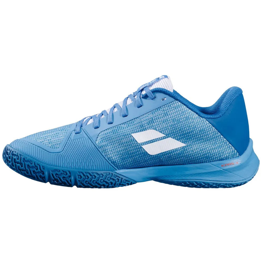 zapatillas babolat padel jet viva hombre azul claro con diseño ligero y dinámico
