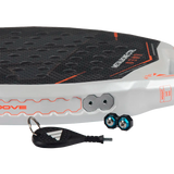 pala adidas metalbone ctrl 3.5 2026 blanca con superficie negra y sistema de pesos