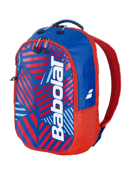 mochila babolat classic junior azul rojo para niños apasionados del pádel