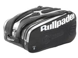 mochila padel bullpadel hack plateado con diseño moderno y gran capacidad para equipo de padel