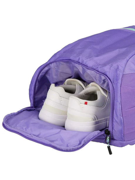 mochila tenis head tour backpack 25l morada con compartimento especial para dos raquetas tenis