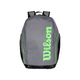 mochila Wilson con correas acolchadas grises y negro para mayor confort