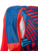 babolat mochila azul rojo junior con portabotellas lateral integrado