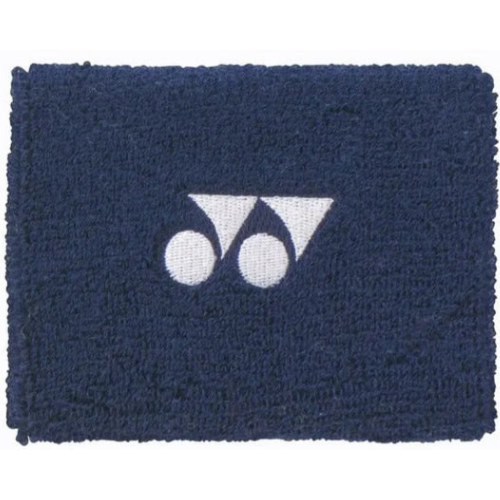 muñequera yonex ac496 color azul marino, estilo clásico deportivo