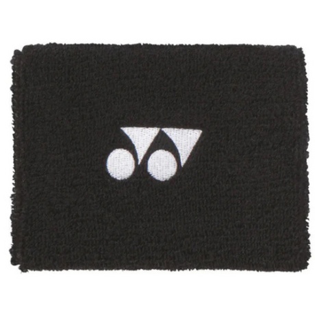 muñequera yonex ac496 negra, estilo minimalista para deportes de raqueta