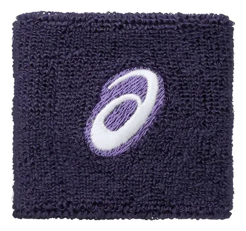 muñequeras asics moradas pack doble de felpa absorbente