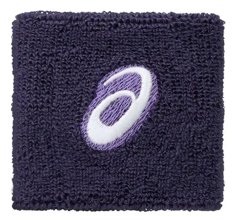 muñequeras asics moradas pack doble de felpa absorbente