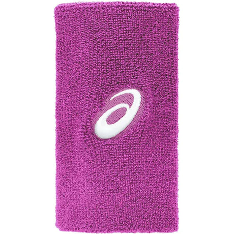 muñequeras asics wrist band long rosa sakura para pádel con alta absorción y ajuste ergonómico