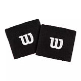 muñequeras Wilson negras pack de dos piezas felpa absorbente