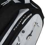 paletero noxpadel gris negro con bolsillos laterales organizadores para accesorios padel