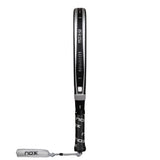 pala nox at10 genius 18k alum 2026 lágrima con carbono aluminizado, dual spin y balance medio-alto para pádel profesional