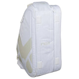paletero padel nox at10 team blanco 2024 con diseño premium y gran capacidad de almacenamiento