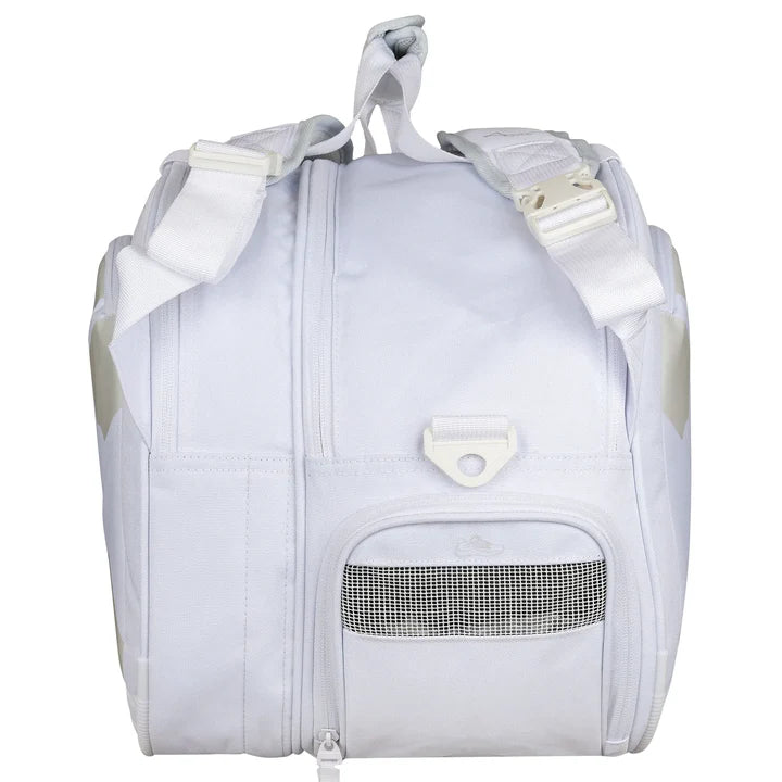 paletero nox blanco con compartimento inferior ventilado para tenis de padel