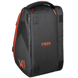 raquetero nox open series negro con rojo ideal para jugadores competitivos