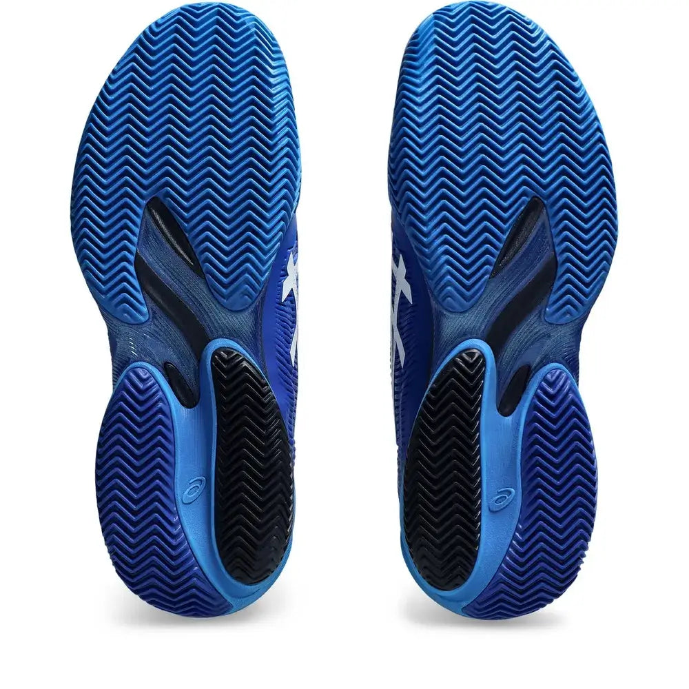 calzado asics court ff 3 novak azul tuna confort y agarre